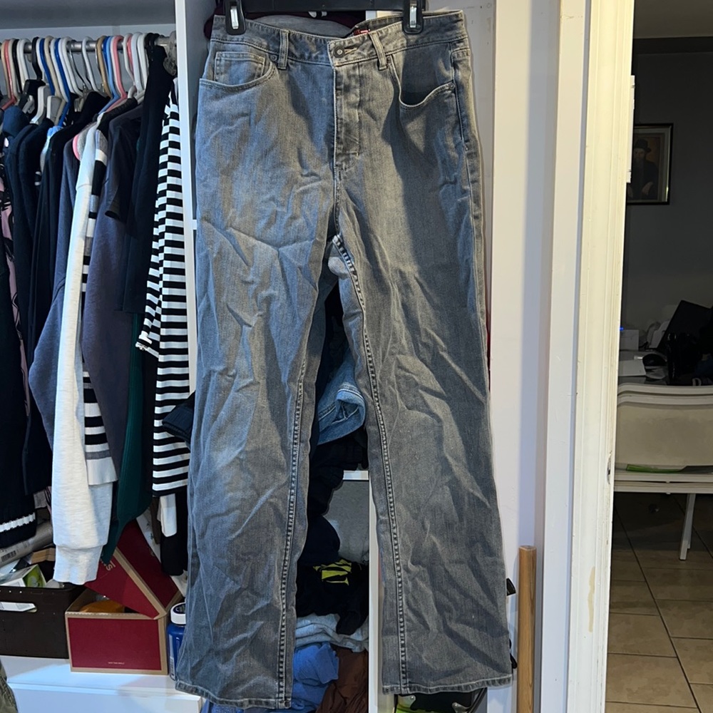 BRAND NEW GREY MOM JEANS